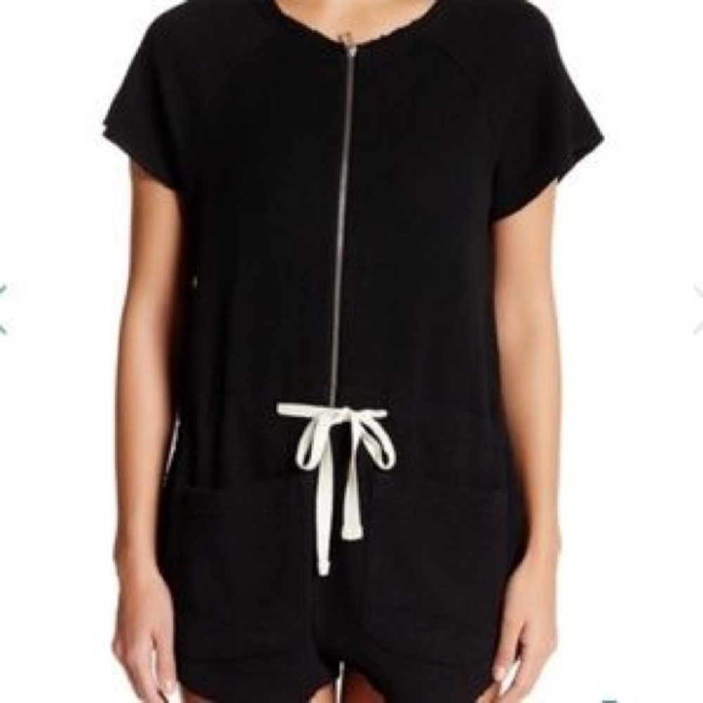 Solid + Striped Romper - image 3